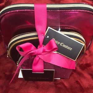 3 Juicy Couture cosmetic bags
